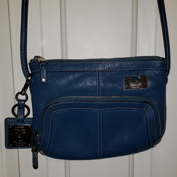 tignanello blue crossbody